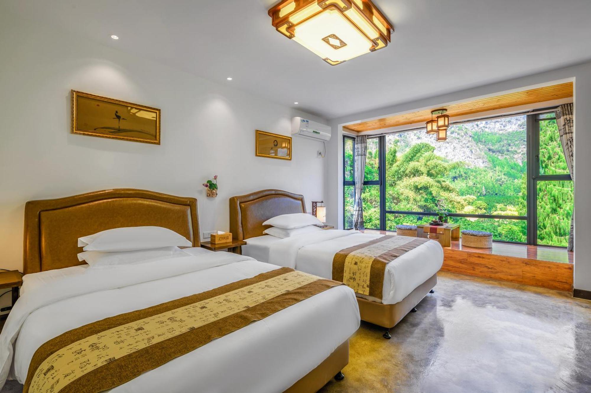 Leisure Courtyard Hotel Yangshuo-Free Shuttle Bus To Yangshuo Station Stay 2 Nights One Way Dış mekan fotoğraf