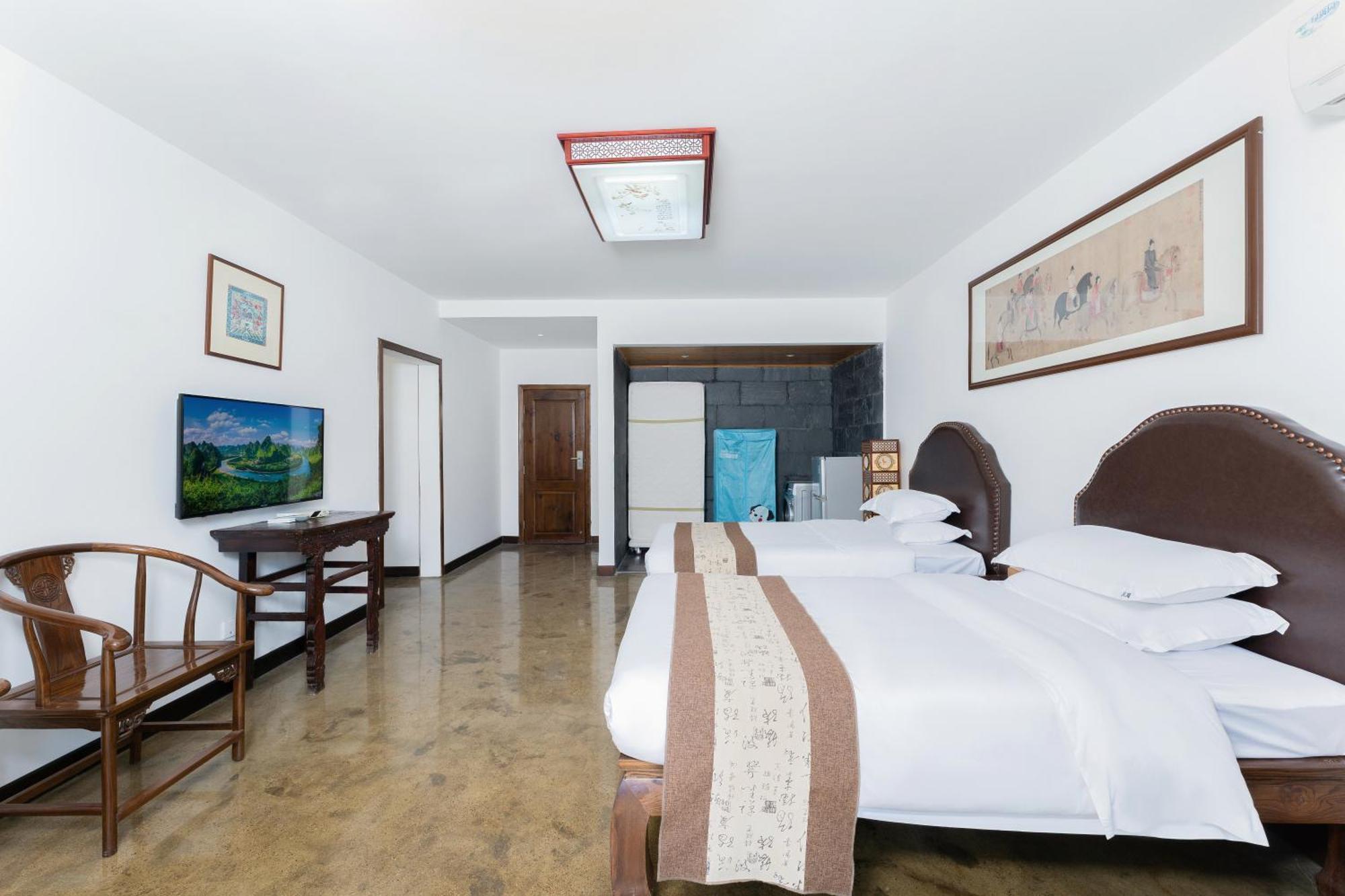 Leisure Courtyard Hotel Yangshuo-Free Shuttle Bus To Yangshuo Station Stay 2 Nights One Way Dış mekan fotoğraf
