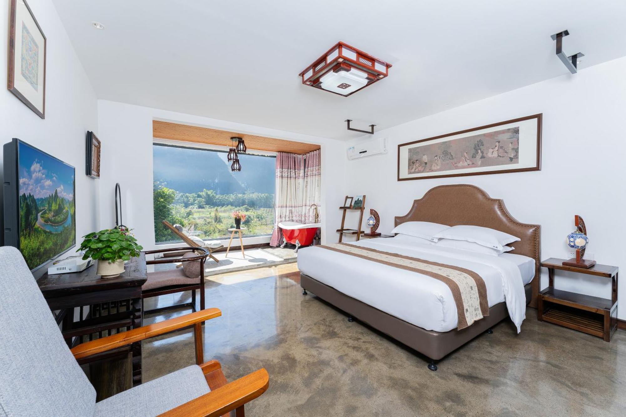 Leisure Courtyard Hotel Yangshuo-Free Shuttle Bus To Yangshuo Station Stay 2 Nights One Way Dış mekan fotoğraf